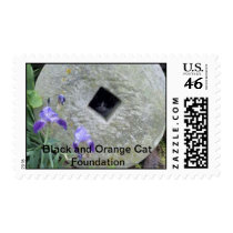 George in a square. postage stamps