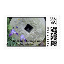 George in a square. postage stamps