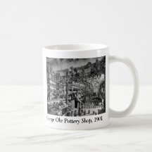 George Ohr Pottery Shop, 1901 Coffee Mugs