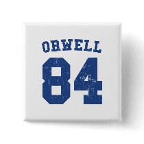 George Orwell 1984 Jersey Button