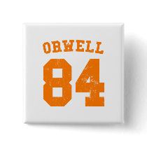 George Orwell 1984 Jersey Button