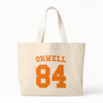 George Orwell 1984 Jersey Tote Bag by strk3 George Orwell 1984 Jersey Tote Bag