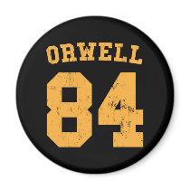 George Orwell 84 1984 Jersey magnets