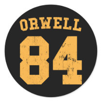 George Orwell 84 1984 Jersey stickers