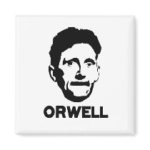 George Orwell magnets by words_plus_paper George Orwell magnets