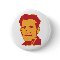 George Orwell Portrait Button