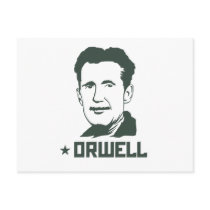 George Orwell Portrait Postcard