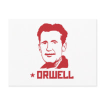 George Orwell Portrait Postcard