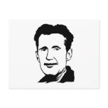George Orwell Portrait Postcard