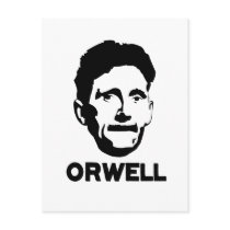 George Orwell postcards by words_plus_paper George Orwell postcards
