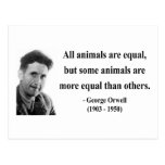 George Orwell Quote 3b Postcard