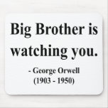 George Orwell Quote 5a Mousepad