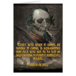 George Orwell Quote on Wartime Propaganda Greeting Cards