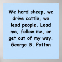 george s patton quote print