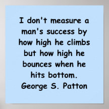 george s patton quote print