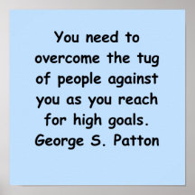 george s patton quote print