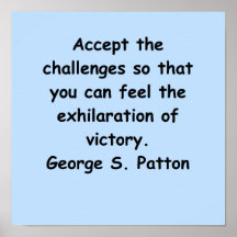 george s patton quote posters