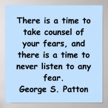 george s patton quote print