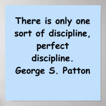 george s patton quote print
