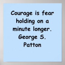 george s patton quote posters