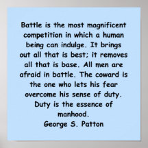 george s patton quote posters