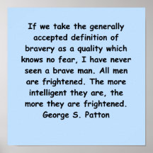 george s patton quote print