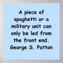 george s patton quote print