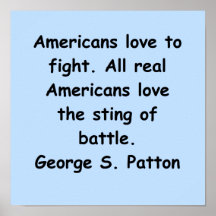 george s patton quote posters