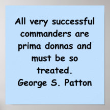 george s patton quote posters
