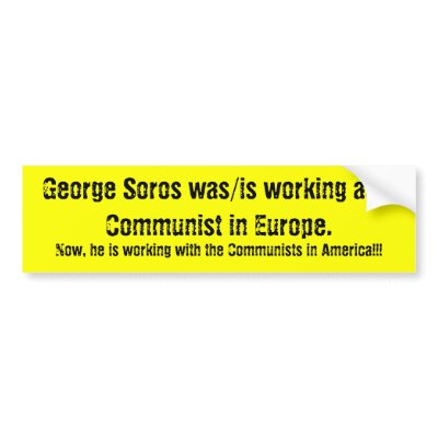 Swartz Sticker Nazi. George soros westchester