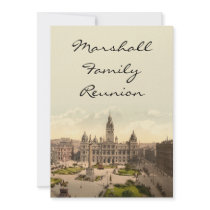 George Square, Glasgow, Scotland Custom Invitations