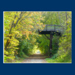 George St Bridge in Fall Postcard postcards