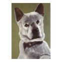 "George the Dog" Art Print by Nathan Lee James