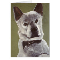 "George the Dog" card by Nathan James cards
