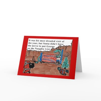 George the Dragon Greeting Card by Loud_G