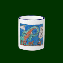 George the Dragon mugs