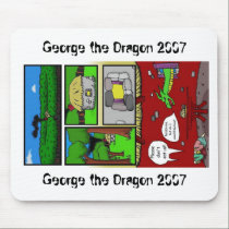 George the Dragon mousepads