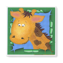 George The Giraffe magnets