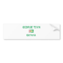 George Town Guyana Designs Bumper Stickers