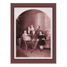 George V de Hannover y de la familia Tarjeta Postal