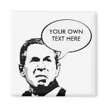 George W Bush 3 magnets