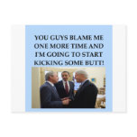 george w bush anti obama joke post cards