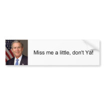 George W. Bush bumper stickers