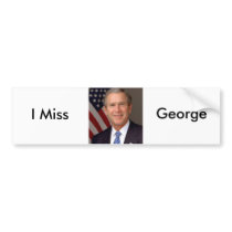 George W. Bush Bumper Sticker