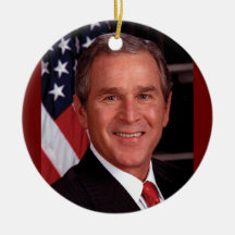 George W Bush Christmas Tree Ornaments