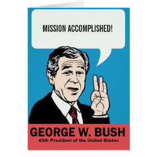 george bush playing cards