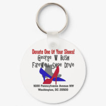 George W Bush Farewell Shoe Drive keychains