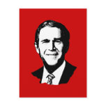 George W Bush Gear Postcards