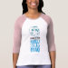 Ladies 3/4 Sleeve Raglan (Fitted)