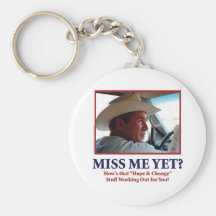 George W Bush - Miss Me Yet Keychain